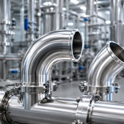 Curvas em inox: mais segurança e vida útil em processos industriais